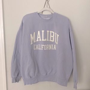 Brandy Melville Sweatshirt: Malibu California